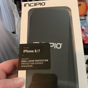 Black incipio iPhone 7/8 case. Never used.
